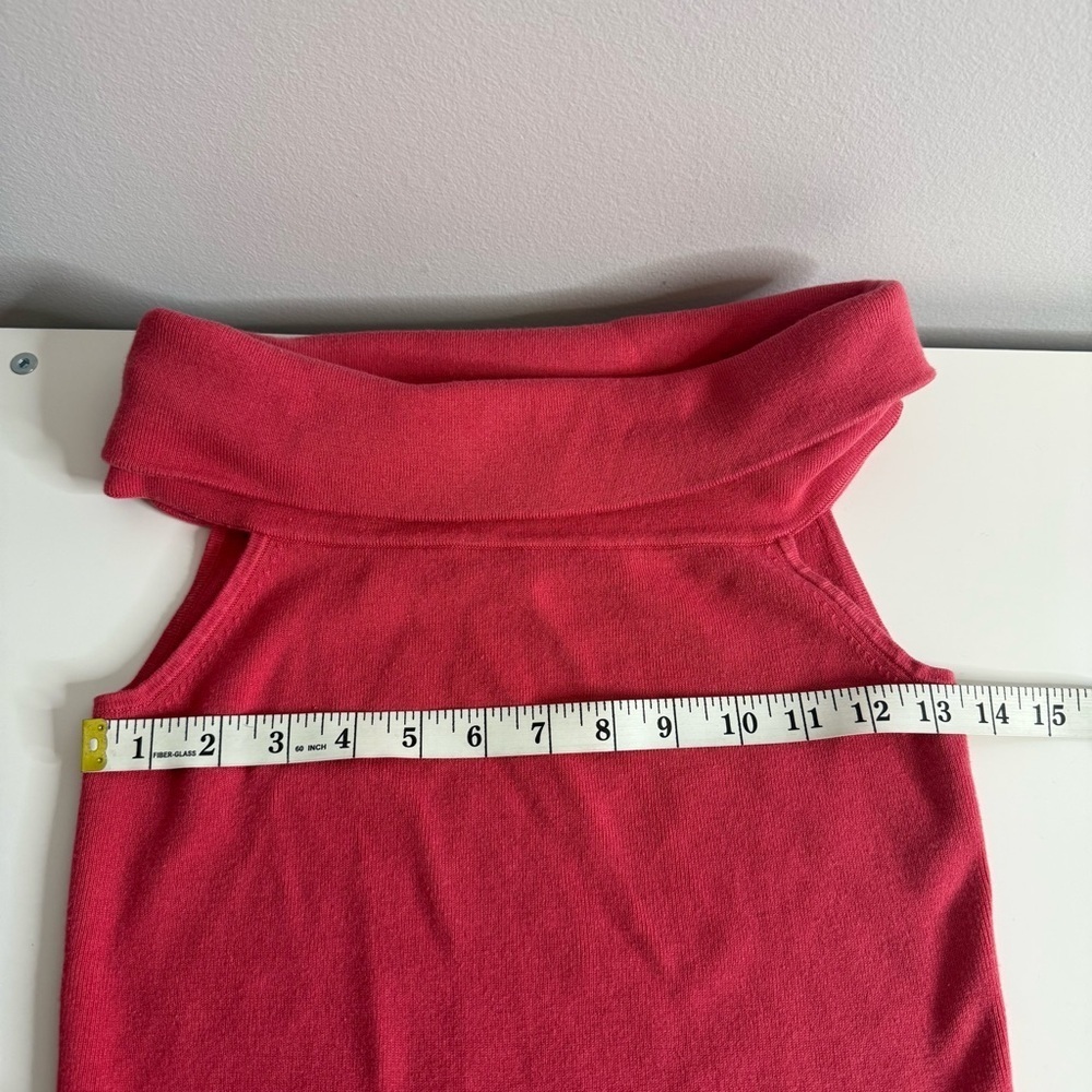J Mclaughlin Off Shoulder Top Cotton and Silk Pink Raspberry small - Picture 6 of 6